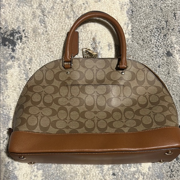 Coach Brown Signature Handbag - Picture 2 of 7